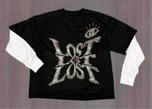 Lost glitch tee